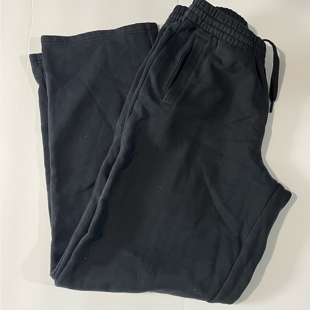 Puma Black Men's Jogger Sweatpants with Drawstring Waist